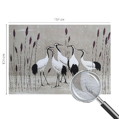 Luxusná tapeta Kŕdeľ žeriavov