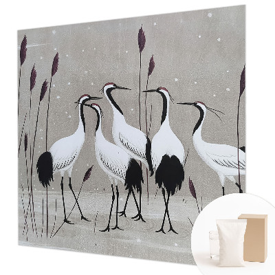 Luxusná tapeta Kŕdeľ žeriavov