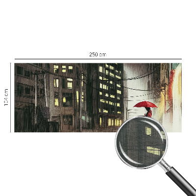 Tapeta na stenu Daždivé mesto