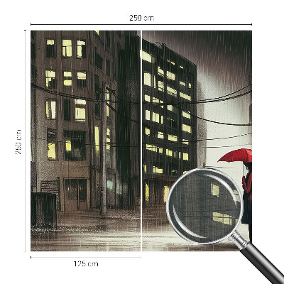 Tapeta na stenu Daždivé mesto