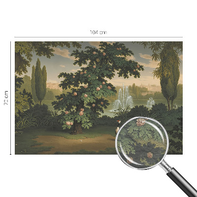 Vliesová fototapeta na stenu Prírodná záhrada