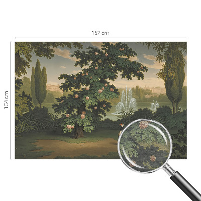 Vliesová fototapeta na stenu Prírodná záhrada