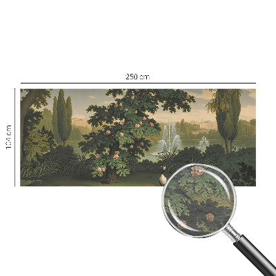 Vliesová fototapeta na stenu Prírodná záhrada