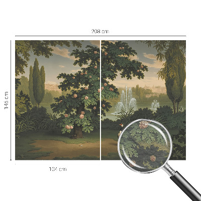 Vliesová fototapeta na stenu Prírodná záhrada