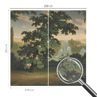 Vliesová fototapeta na stenu Prírodná záhrada