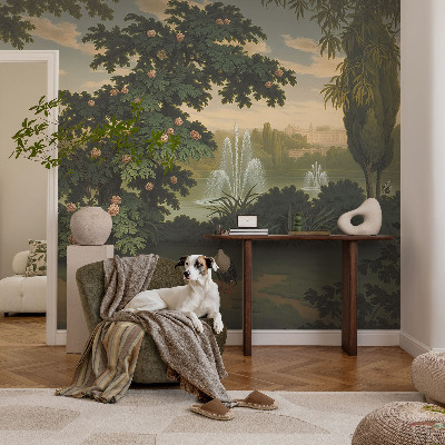 Vliesová fototapeta na stenu Prírodná záhrada