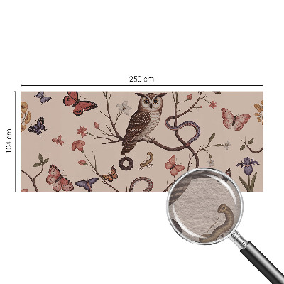 Vliesová tapeta na stenu Sova príroda