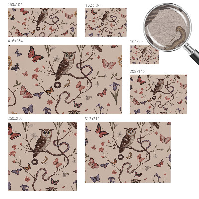 Vliesová tapeta na stenu Sova príroda