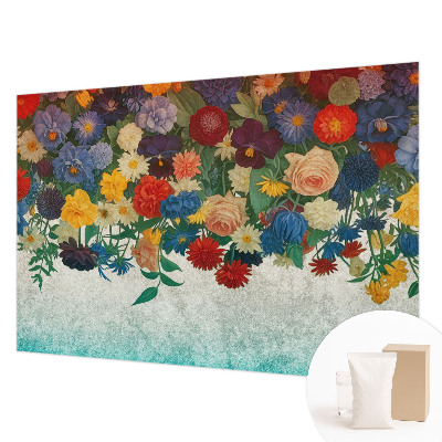 Vliesová fototapeta pre deti Farebné kvety