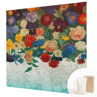 Vliesová fototapeta pre deti Farebné kvety