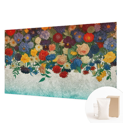 Vliesová fototapeta pre deti Farebné kvety