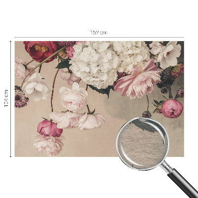 Fototapeta s potlačou na vliese Romantické kvety