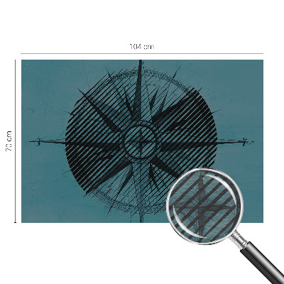 Dekoratívna fototapeta na stenu Námorný kompas
