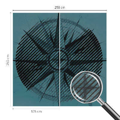 Dekoratívna fototapeta na stenu Námorný kompas