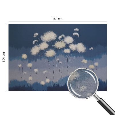 Moderná fototapeta Biele púpavy