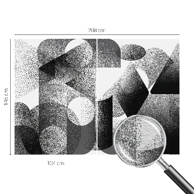 Moderná fototapeta na mieru Geometrické tvary