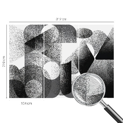 Moderná fototapeta na mieru Geometrické tvary