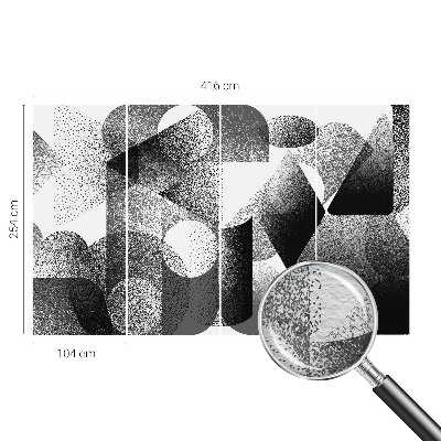 Moderná fototapeta na mieru Geometrické tvary