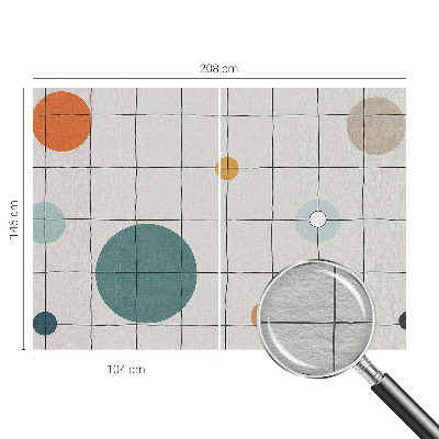 Fototapeta na mieru do spálne Farebné kruhy