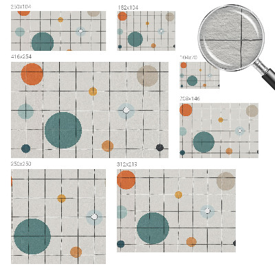 Fototapeta na mieru do spálne Farebné kruhy