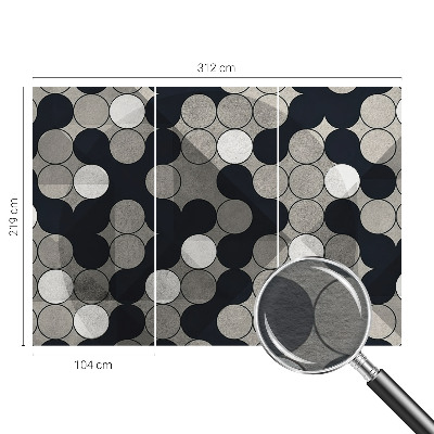 Luxusná tapeta Geometrické kruhy