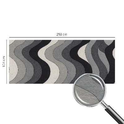 Tapeta na stenu Sivé vlny