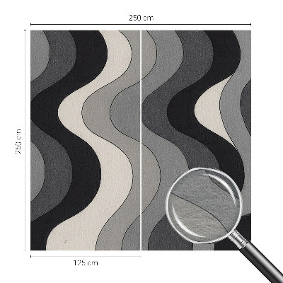 Tapeta na stenu Sivé vlny