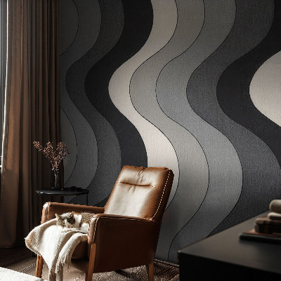 Tapeta na stenu Sivé vlny