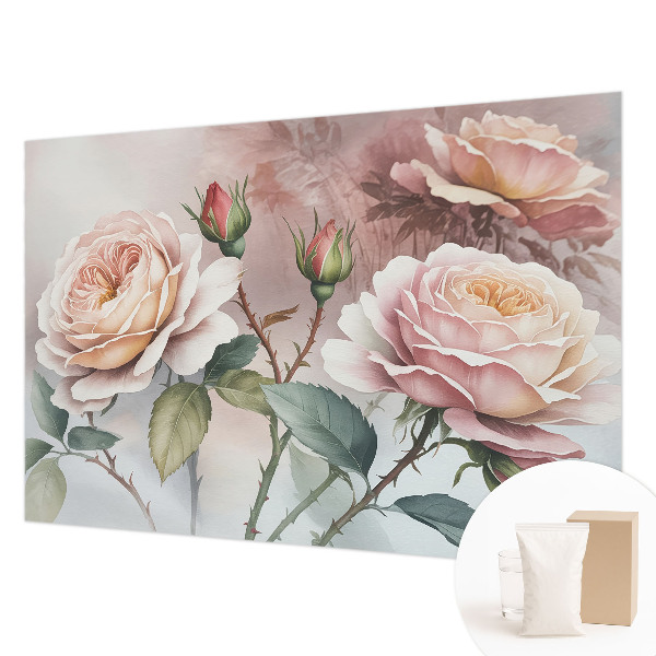 Vliesová fototapeta Pastelové ruže
