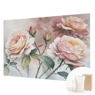 Vliesová fototapeta Pastelové ruže