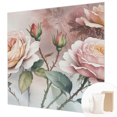 Vliesová fototapeta Pastelové ruže