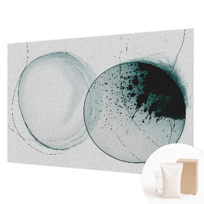 Vliesová fototapeta na stenu Zelené kruhy