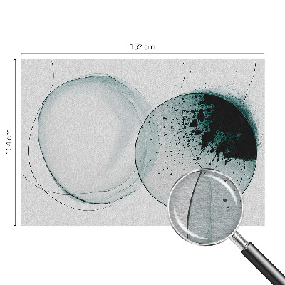 Vliesová fototapeta na stenu Zelené kruhy