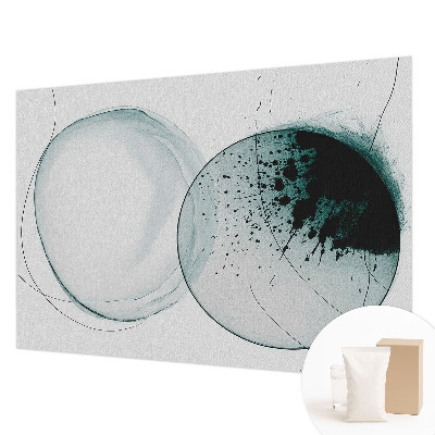 Vliesová fototapeta na stenu Zelené kruhy