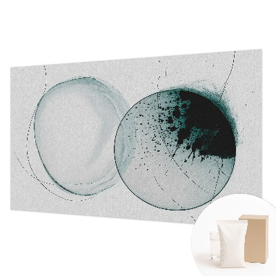 Vliesová fototapeta na stenu Zelené kruhy