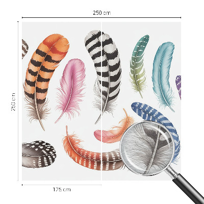 Vliesová tapeta na stenu Pastelové pierka