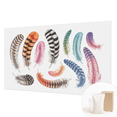 Vliesová tapeta na stenu Pastelové pierka