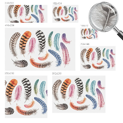 Vliesová tapeta na stenu Pastelové pierka