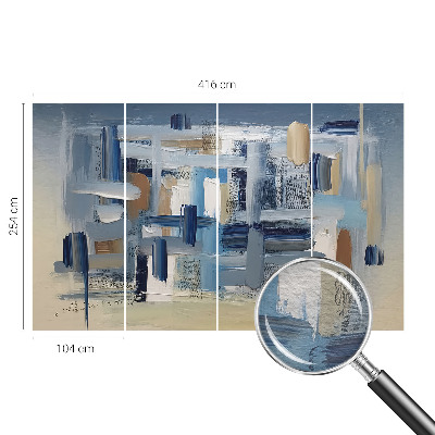 Fototapeta do obývačky Abstrakčné štetce