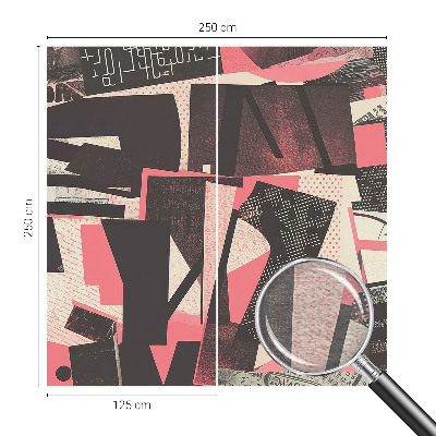 Vliesová fototapeta do obývačky Geometrická koláž