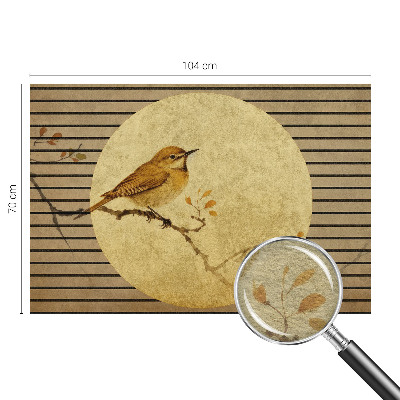 Fototapeta s potlačou na vliese Harmónsky vták