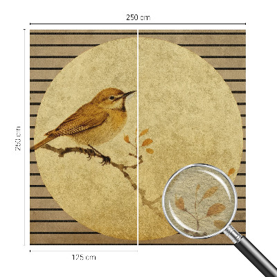 Fototapeta s potlačou na vliese Harmónsky vták