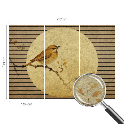 Fototapeta s potlačou na vliese Harmónsky vták