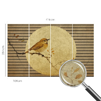 Fototapeta s potlačou na vliese Harmónsky vták