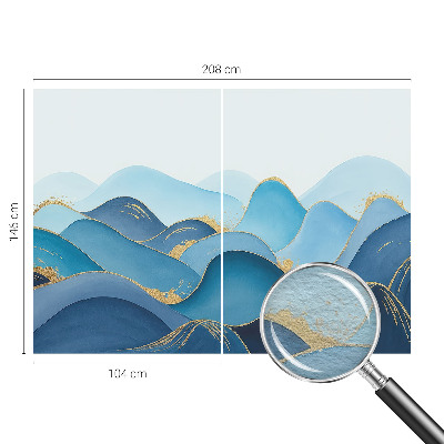 Moderná fototapeta Zvlnená krajina