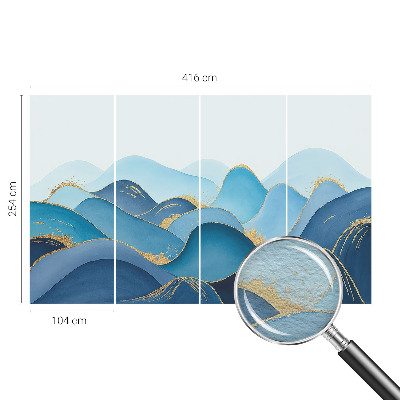 Moderná fototapeta Zvlnená krajina