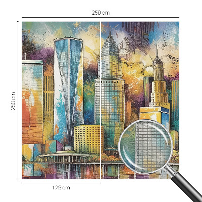 Fototapeta na mieru do obývačky Panoráma mesta