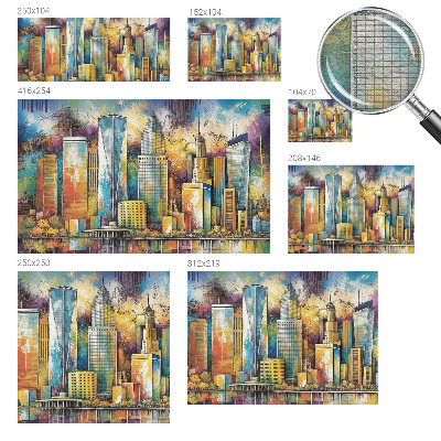 Fototapeta na mieru do obývačky Panoráma mesta