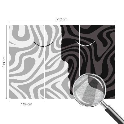 Fototapeta na mieru Abstraktné tváre