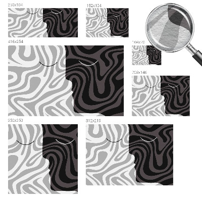 Fototapeta na mieru Abstraktné tváre